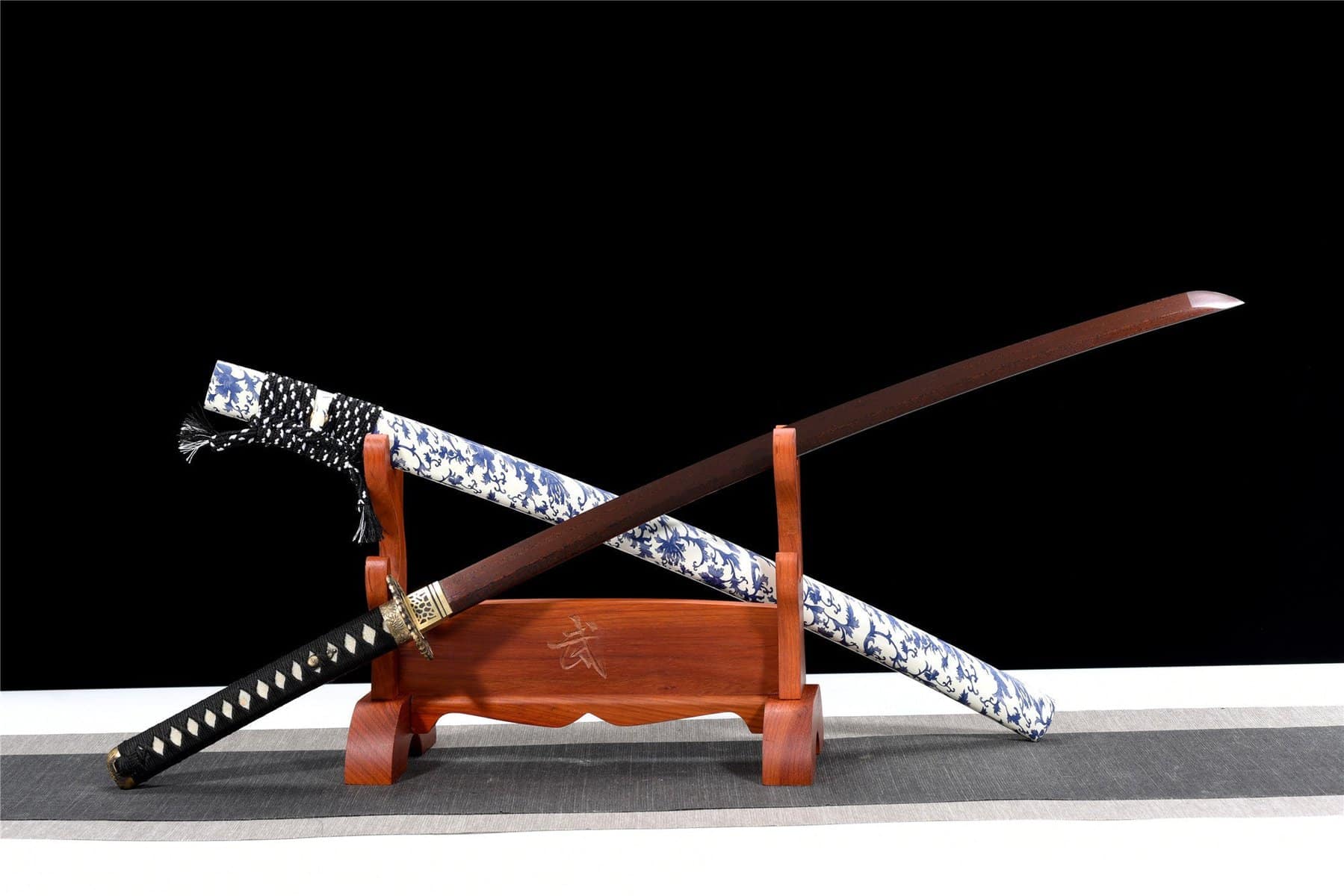 Cyan Flower Katana