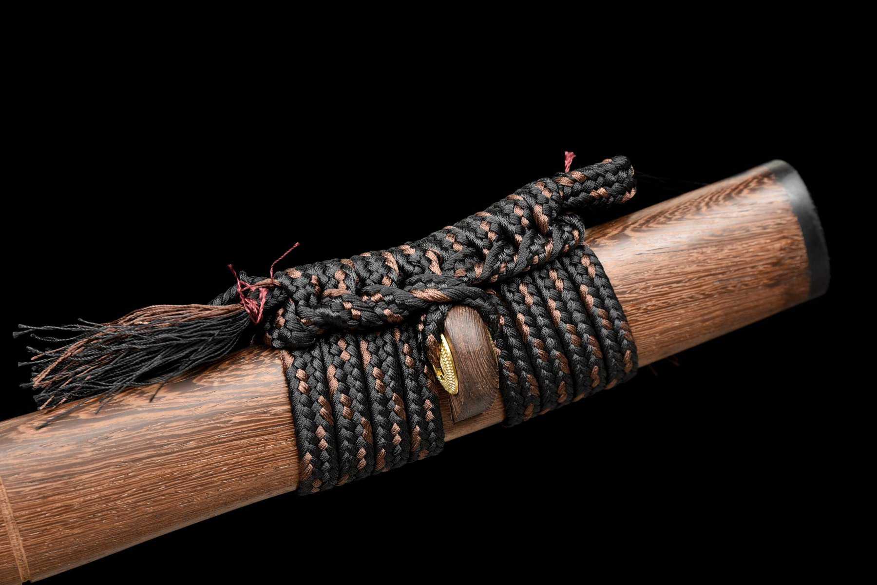 Brown Damascus Katana