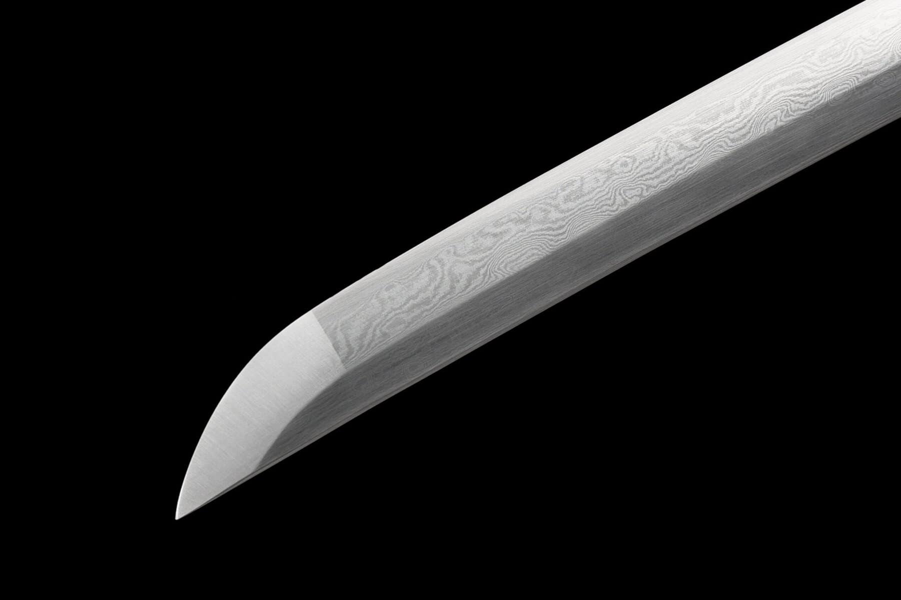 Brown Damascus Katana