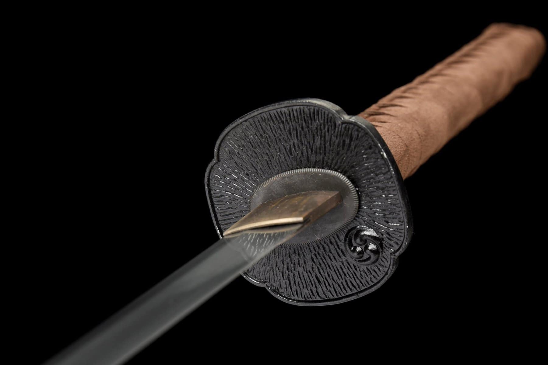 Brown Damascus Katana