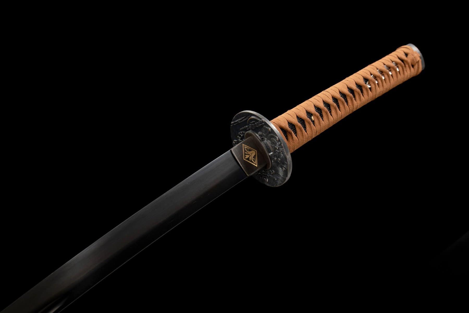 Black Blade Katana, Waves Tsuba