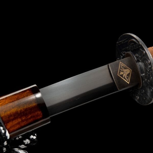 Black Blade Katana, Waves Tsuba