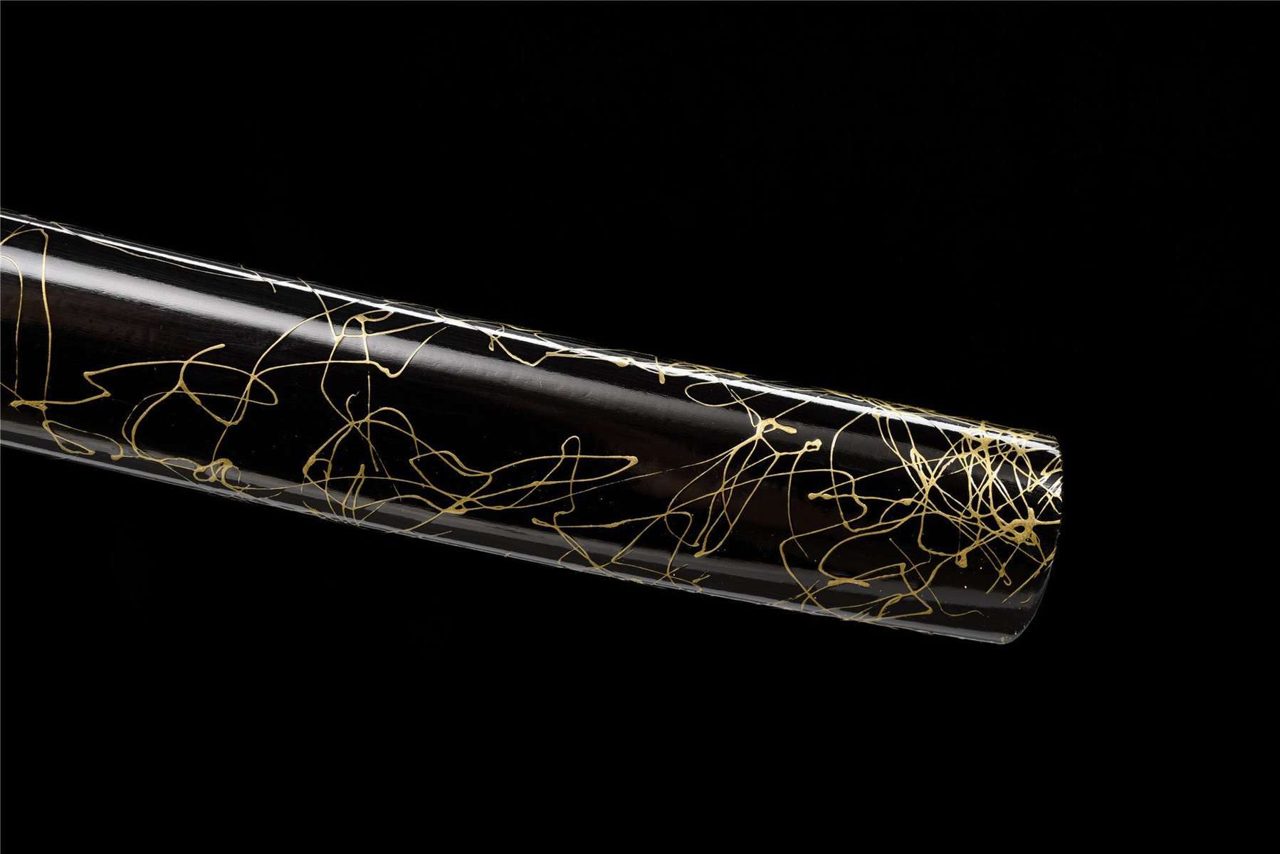 Black And Gold Katana