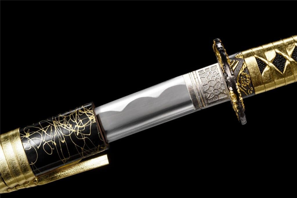 Black And Gold Katana