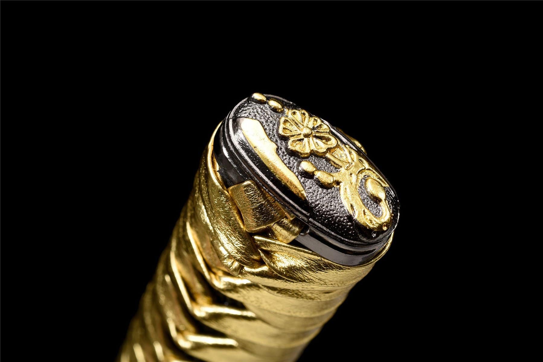 Black And Gold Katana