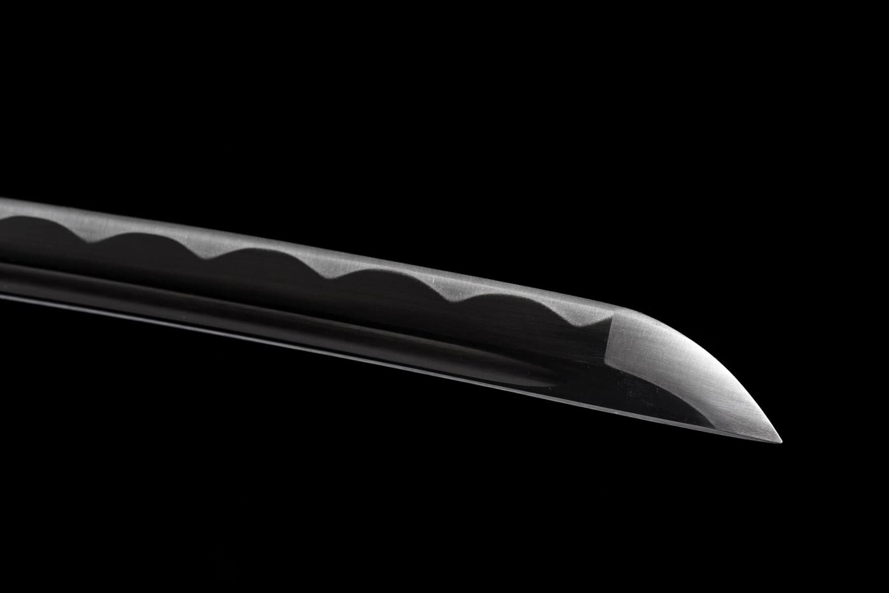 Black And Red Carbon Steel Katana