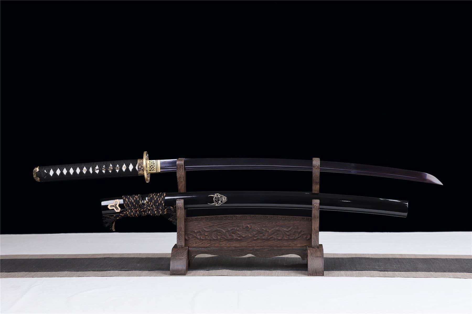 Purple Blade Black Demon Katana