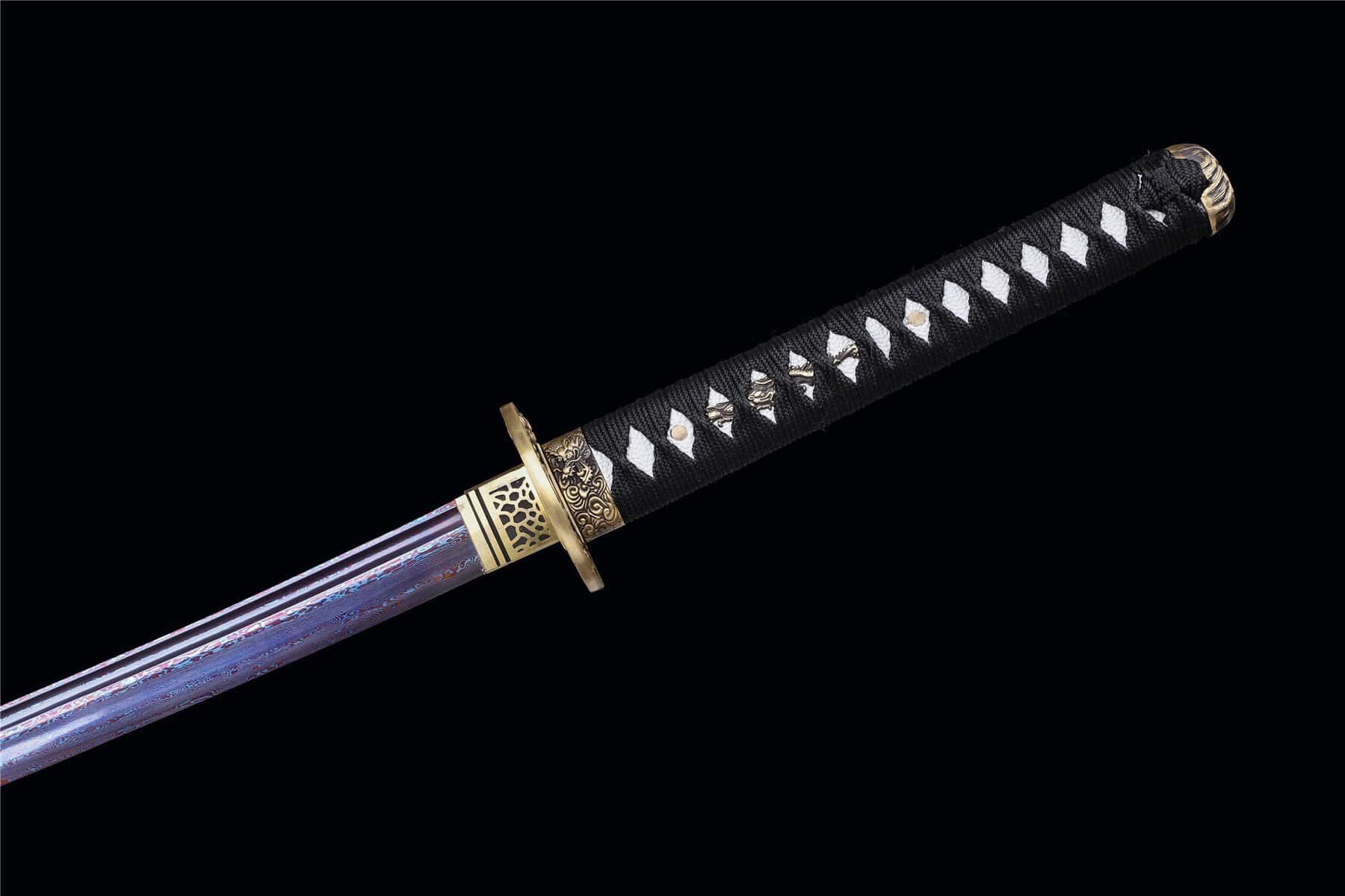 Purple Blade Black Demon Katana