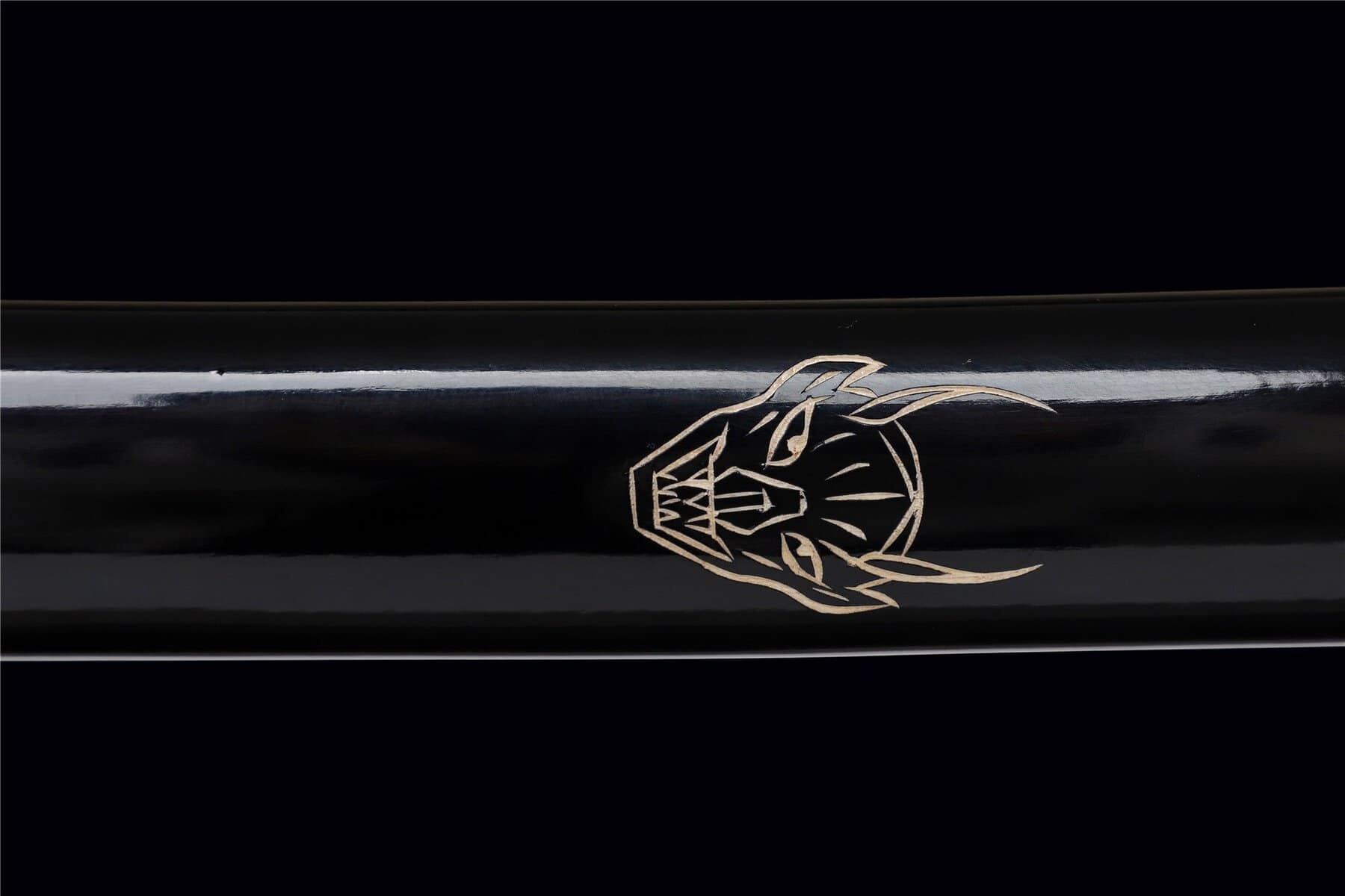 Purple Blade Black Demon Katana