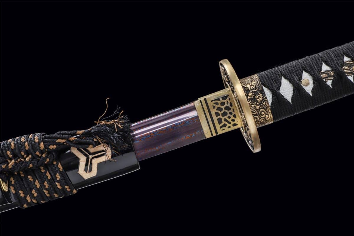 Purple Blade Black Demon Katana