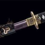 Purple Blade Black Demon Katana