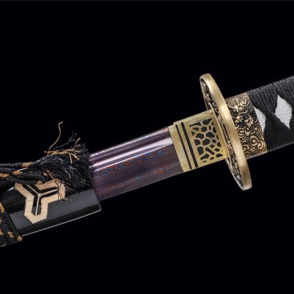 Purple Blade Black Demon Katana