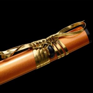 Dragon Head Orange Katana Blue Blade