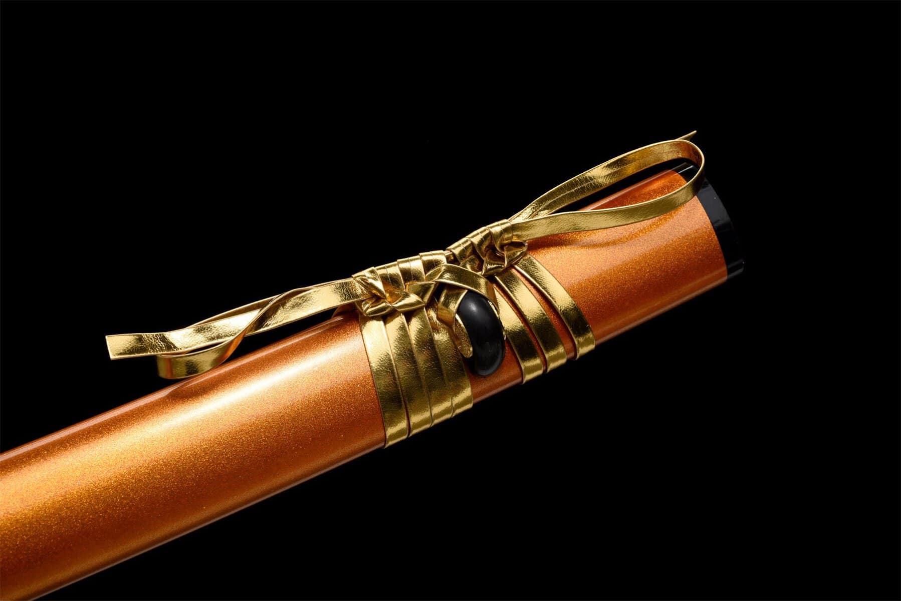 Dragon Head Orange Katana Blue Blade