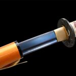 Dragon Head Orange Katana Blue Blade