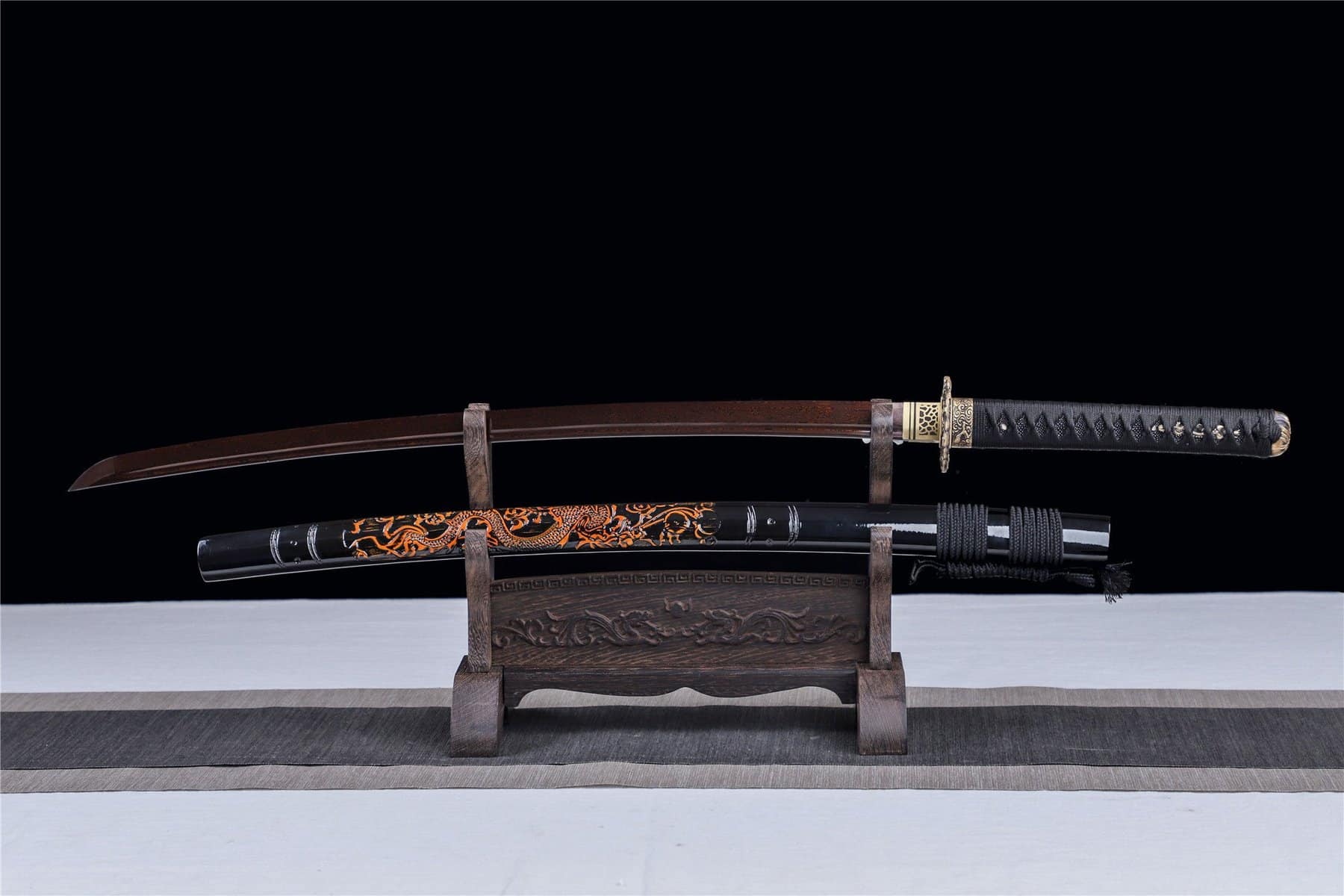 Copper Steel Dragon Katana