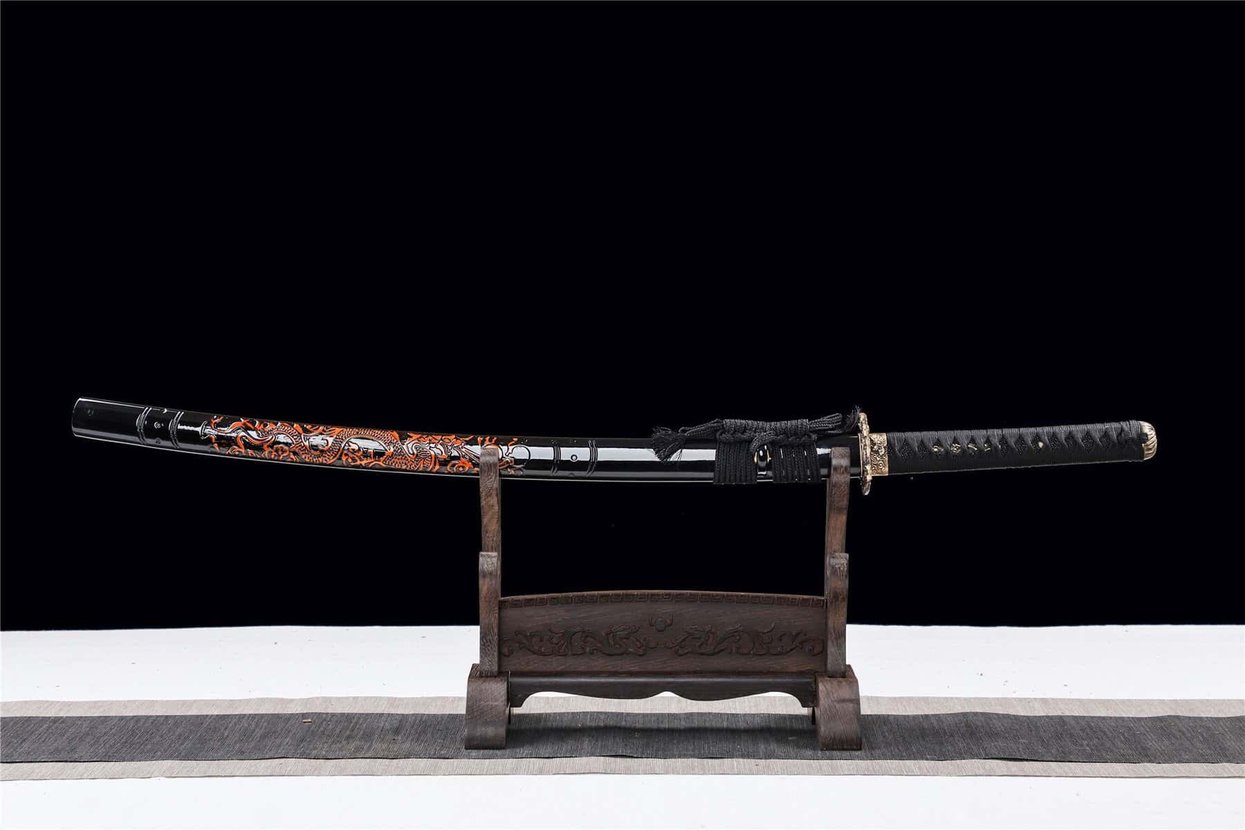 Copper Steel Dragon Katana