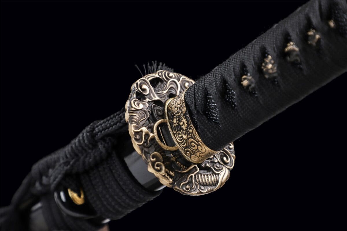 Copper Steel Dragon Katana