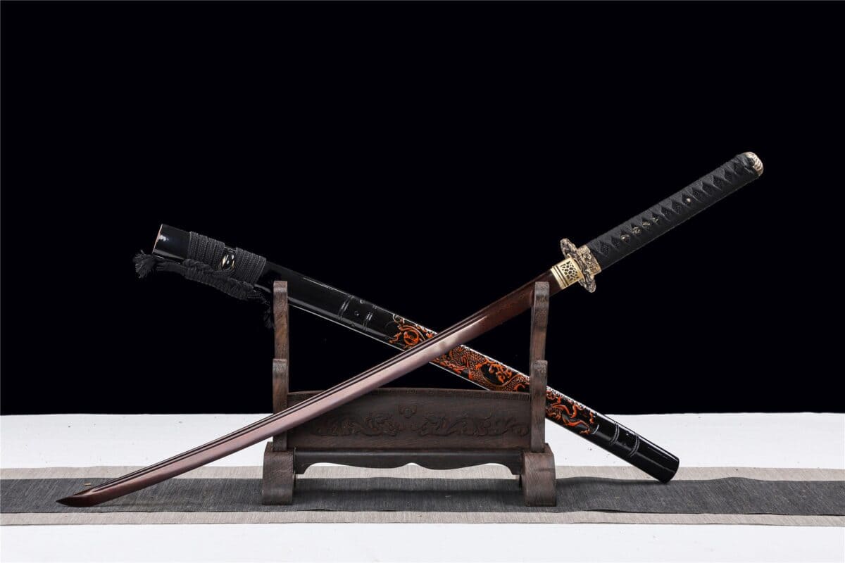 Copper Steel Dragon Katana