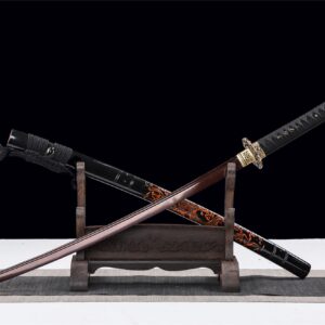 Copper Steel Dragon Katana