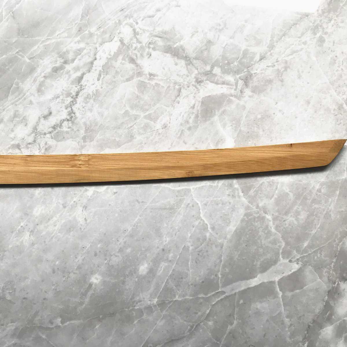 Gold And Blue Flowers Bokken