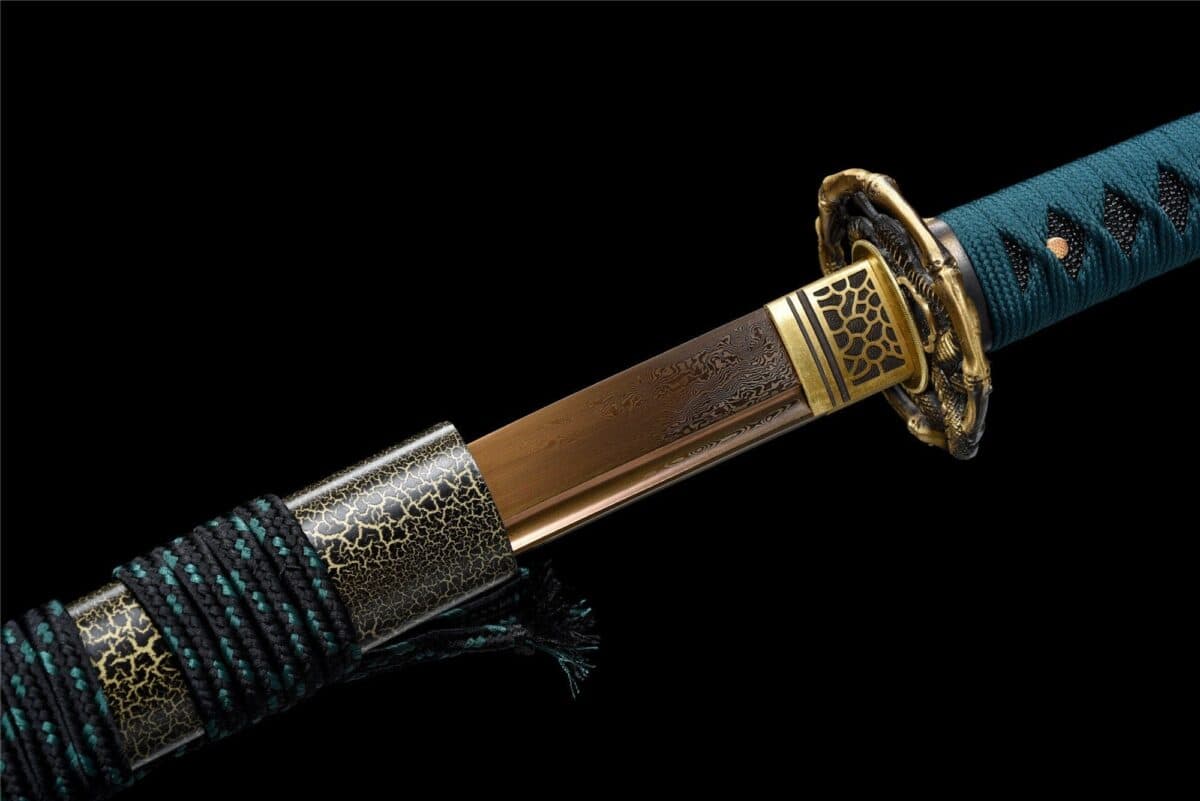 Golden Blade Snake Katana