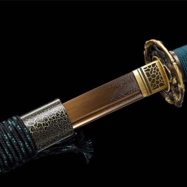 Golden Blade Snake Katana