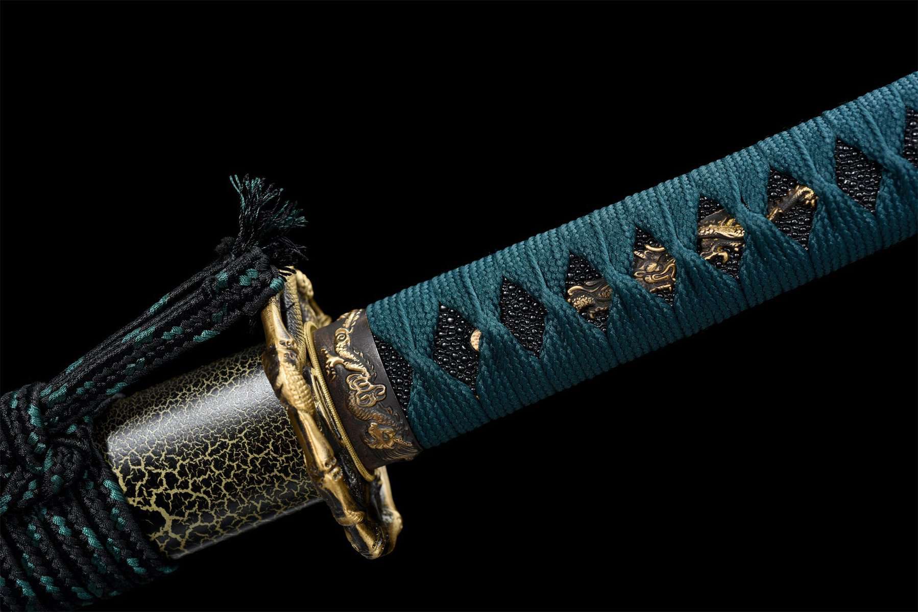 Golden Blade Snake Katana