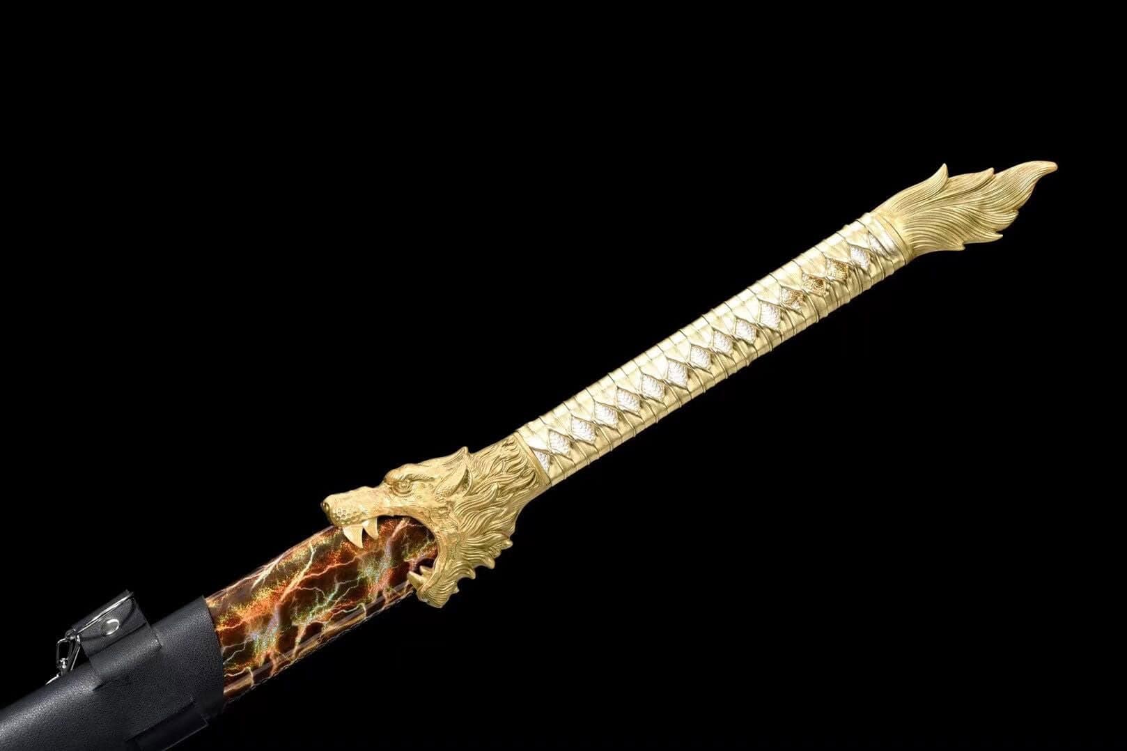 Katana Gold Dragon
