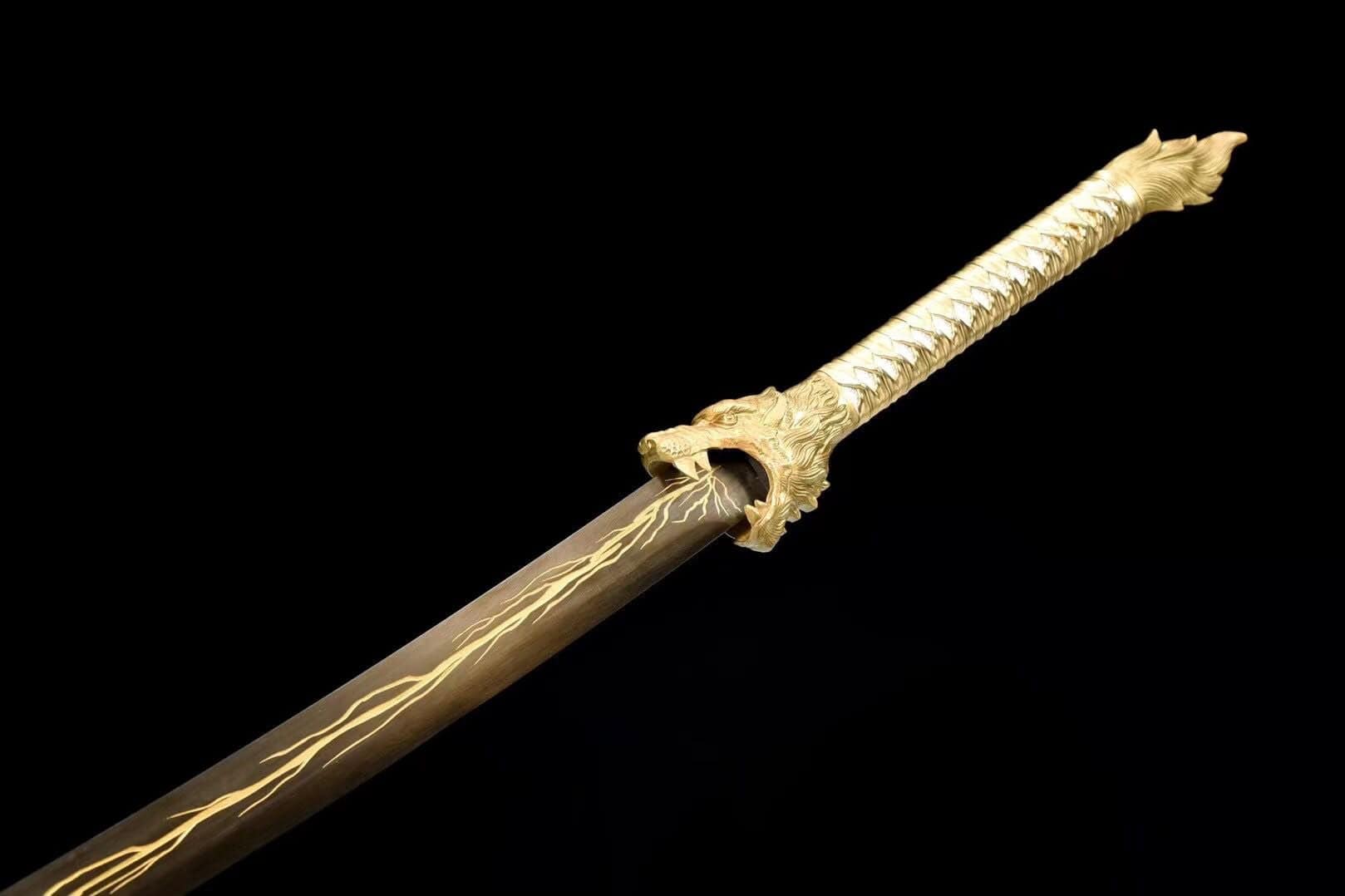 Katana Gold Dragon