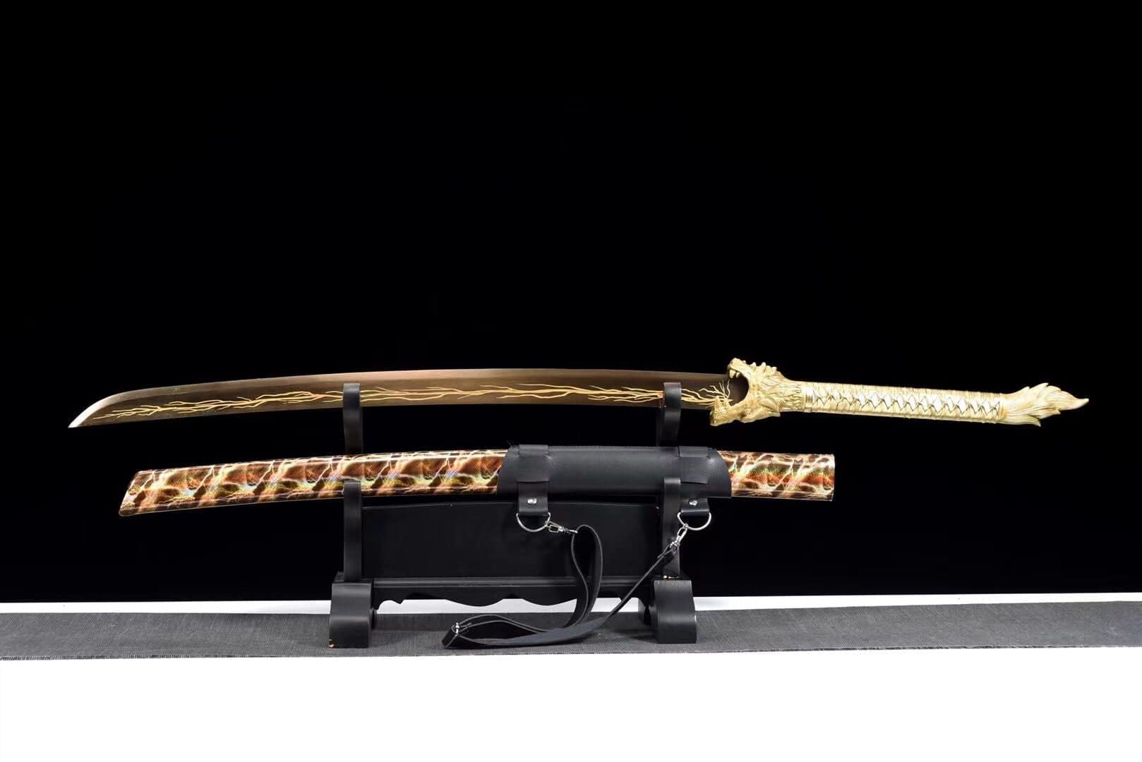 Katana Gold Dragon