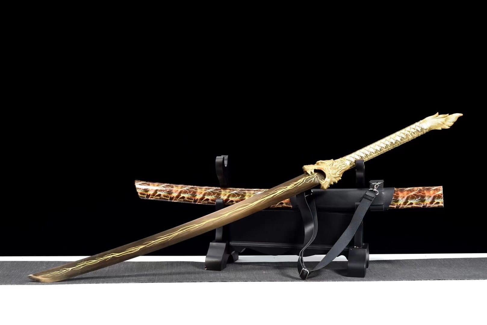 Katana Gold Dragon