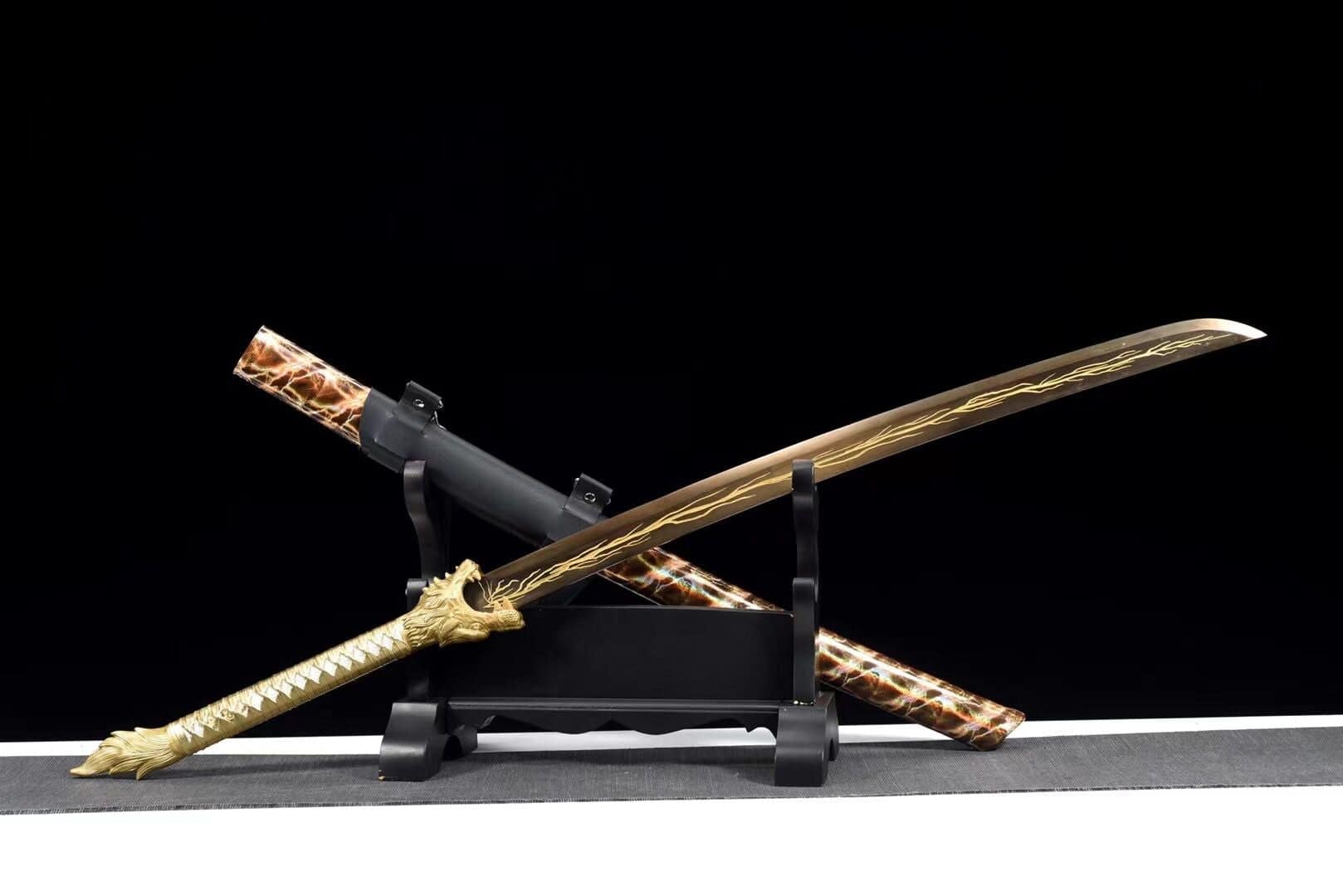 Katana Gold Dragon