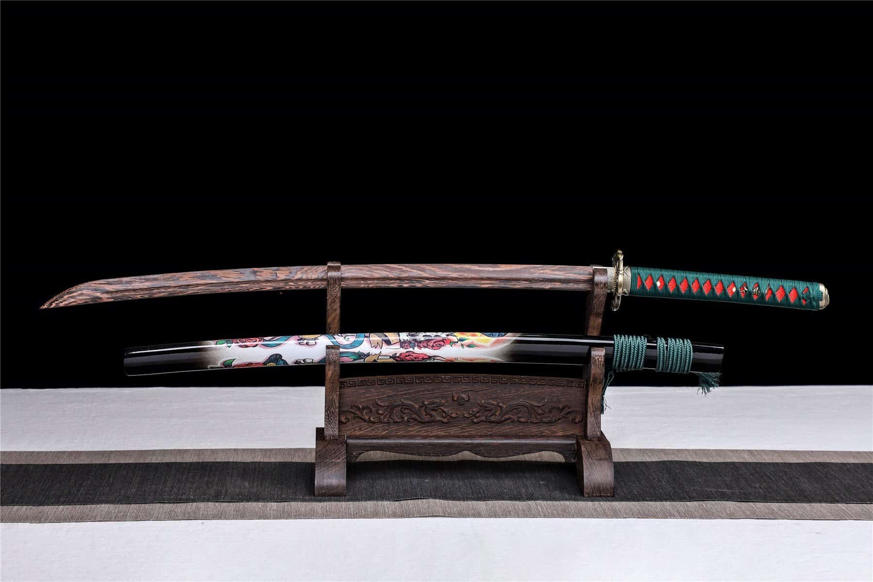 Green Bokken Stick