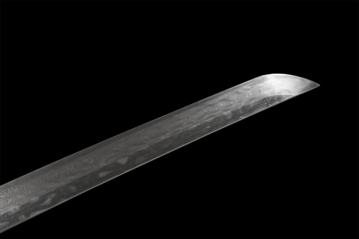 Green Shinto Damascus Katana