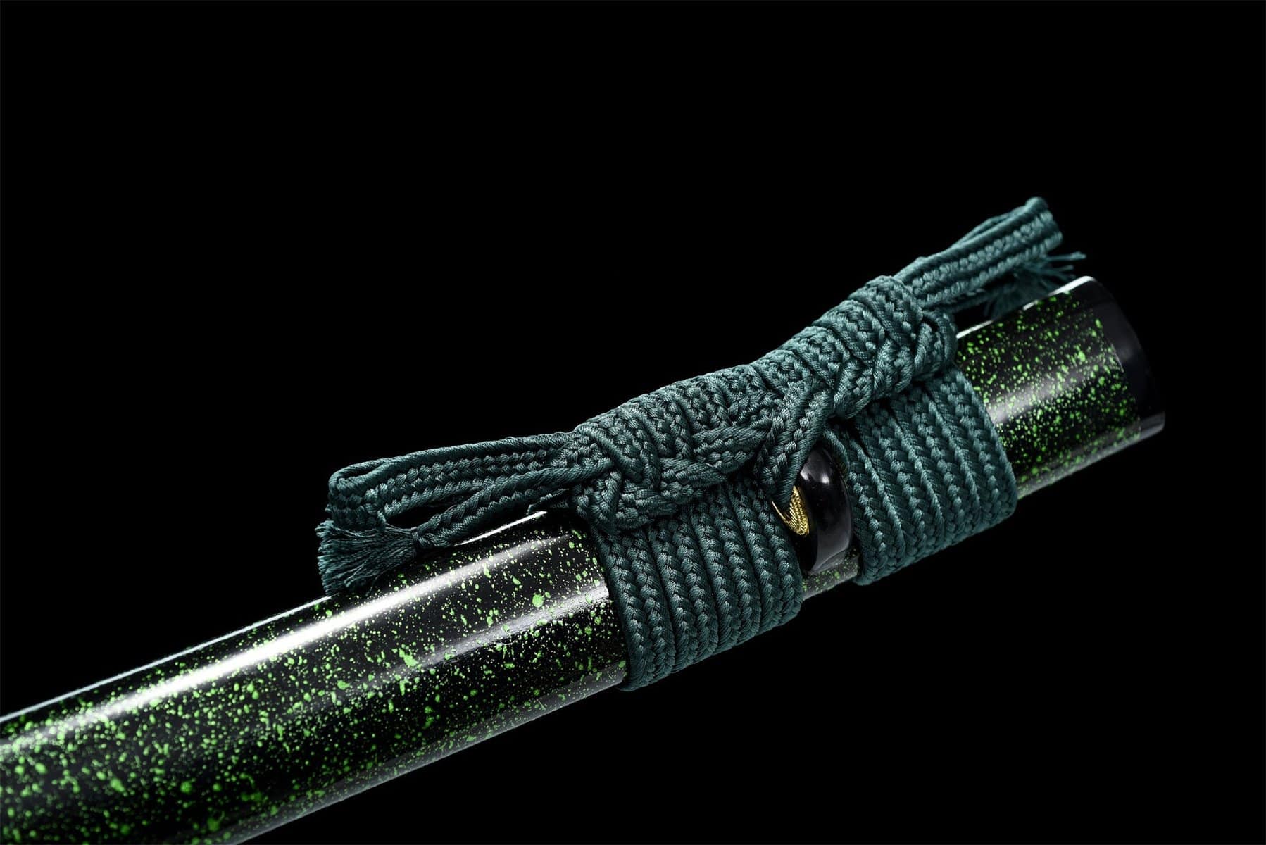 Green T10 Steel Katana