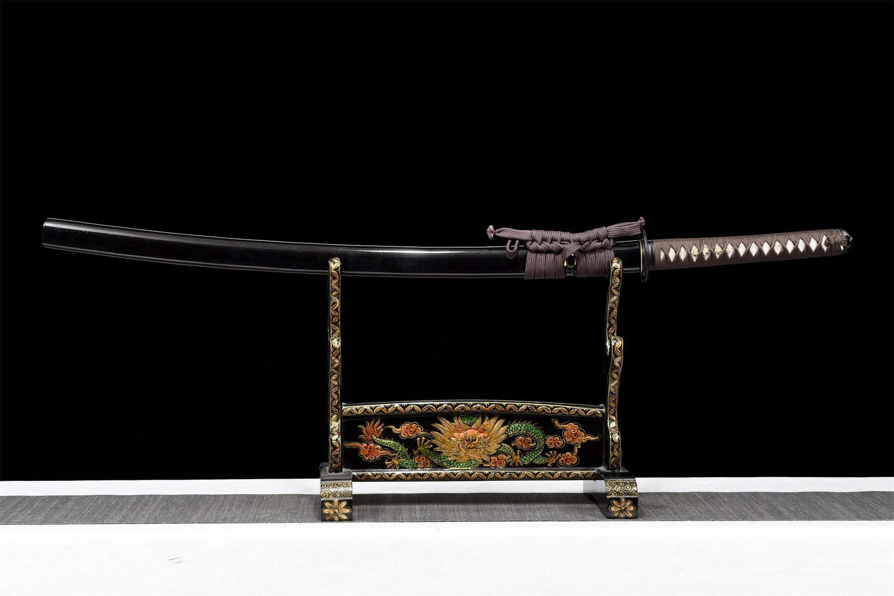 Grey And Black Katana