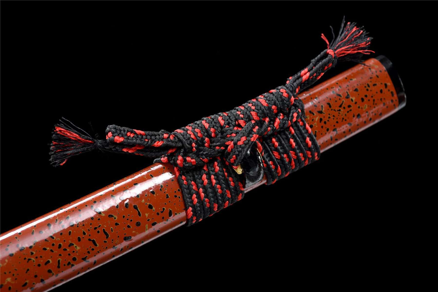 Brown Damascus Samurai Sword