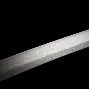 Katana Black Damascus 1065