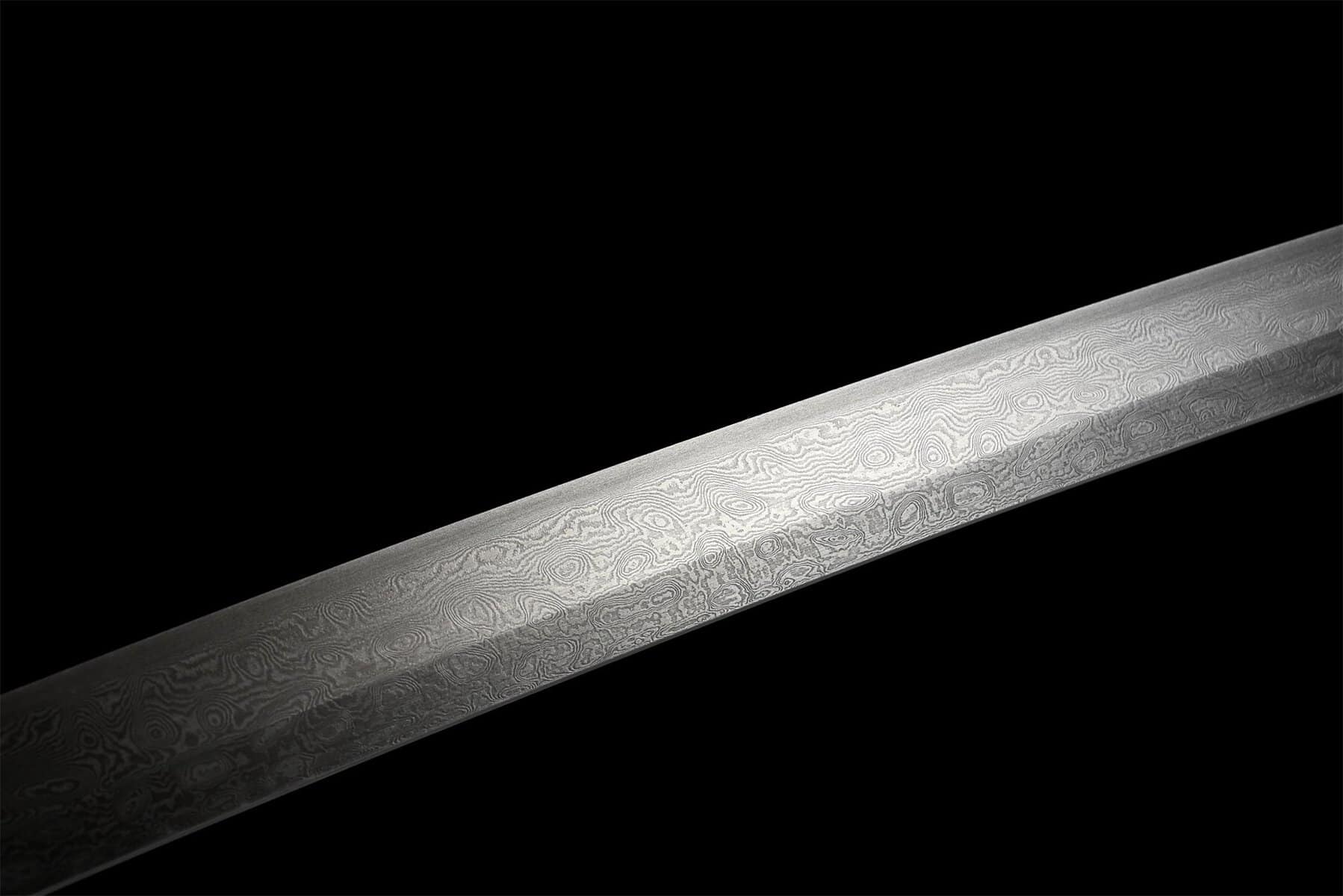 Katana Black Damascus 1065