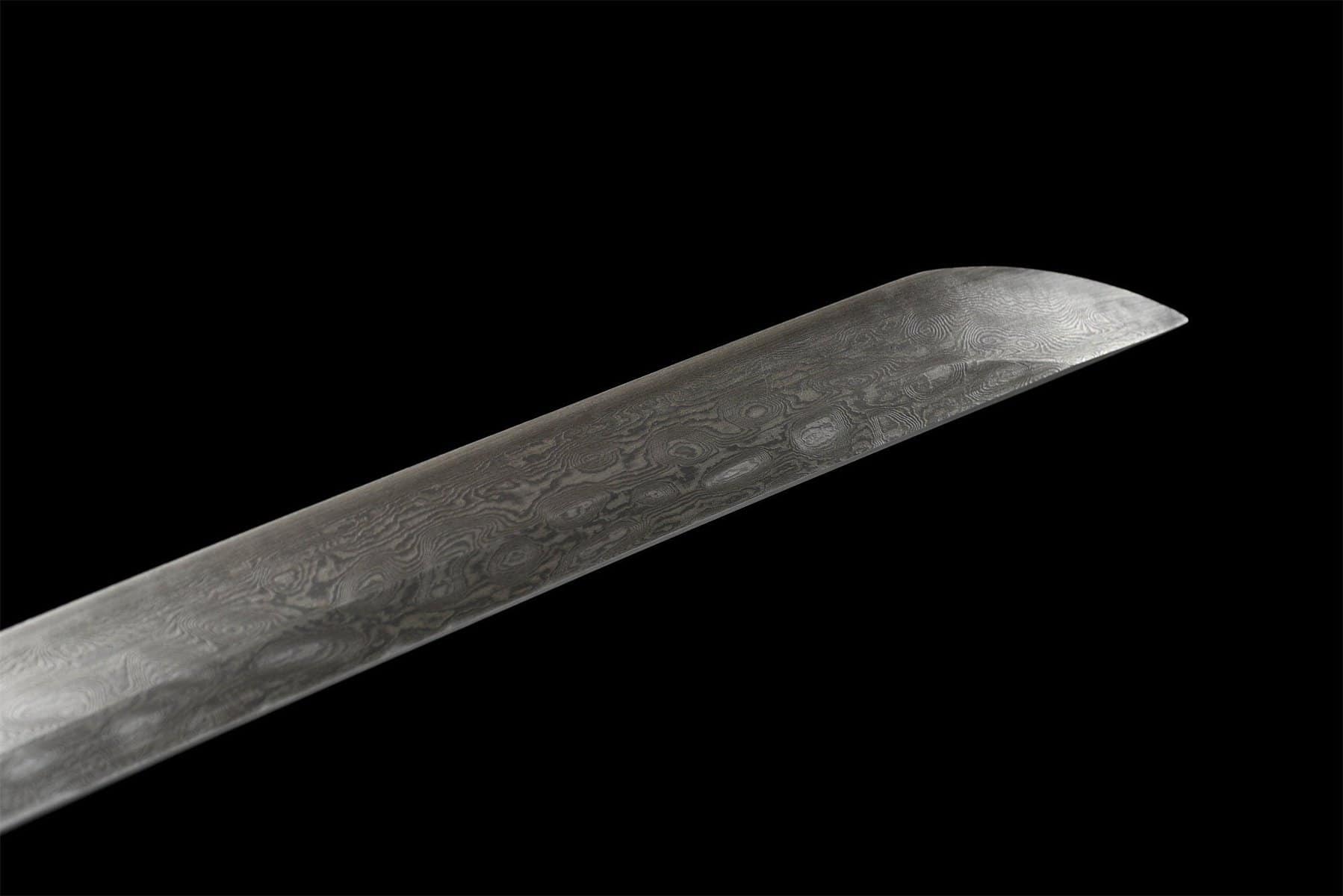 Katana Black Damascus 1065