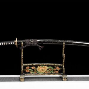Katana Black Damascus 1065