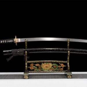 Katana Black Damascus 1065
