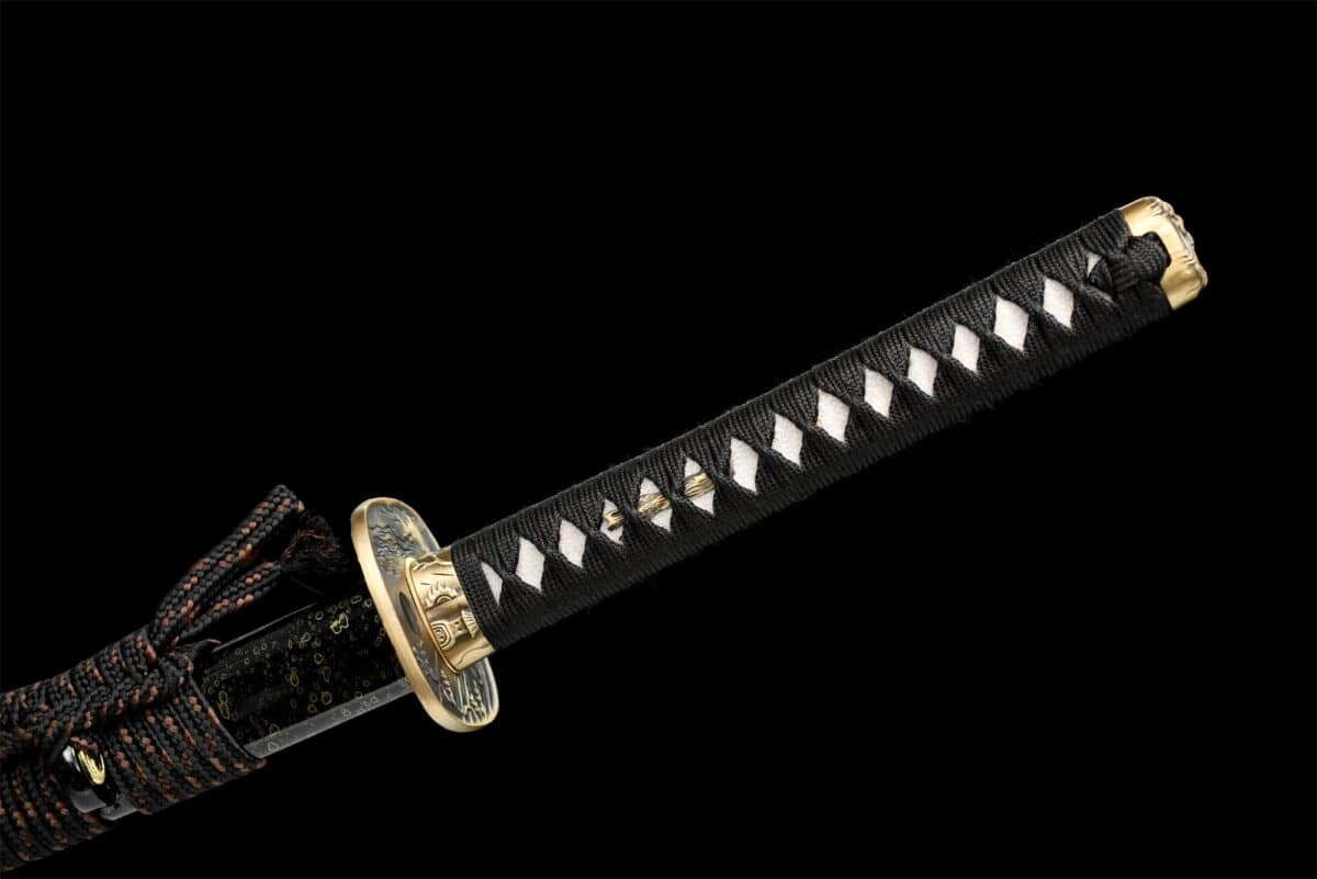 Katana Black Damascus 1065