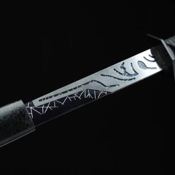 Handmade Black And White Chokuto