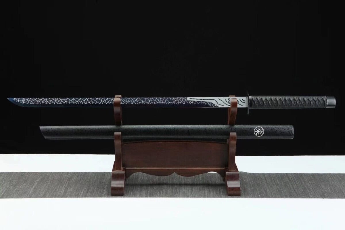 Handmade Black And White Chokuto