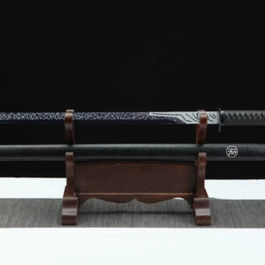 Handmade Black And White Chokuto