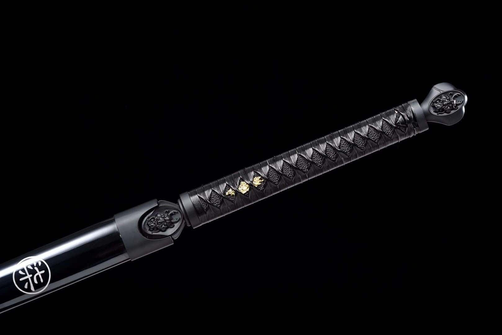 Handmade White And Blue Chokuto