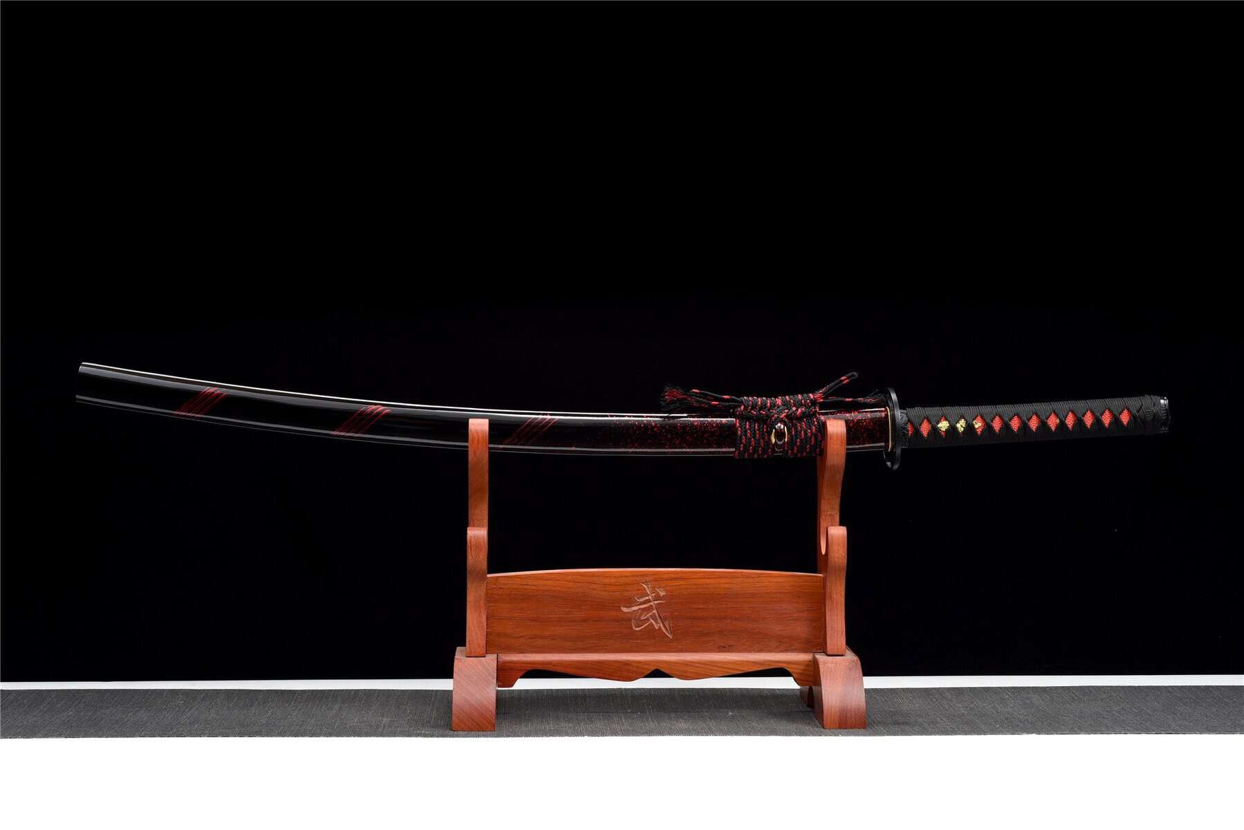 Red And Black Katana