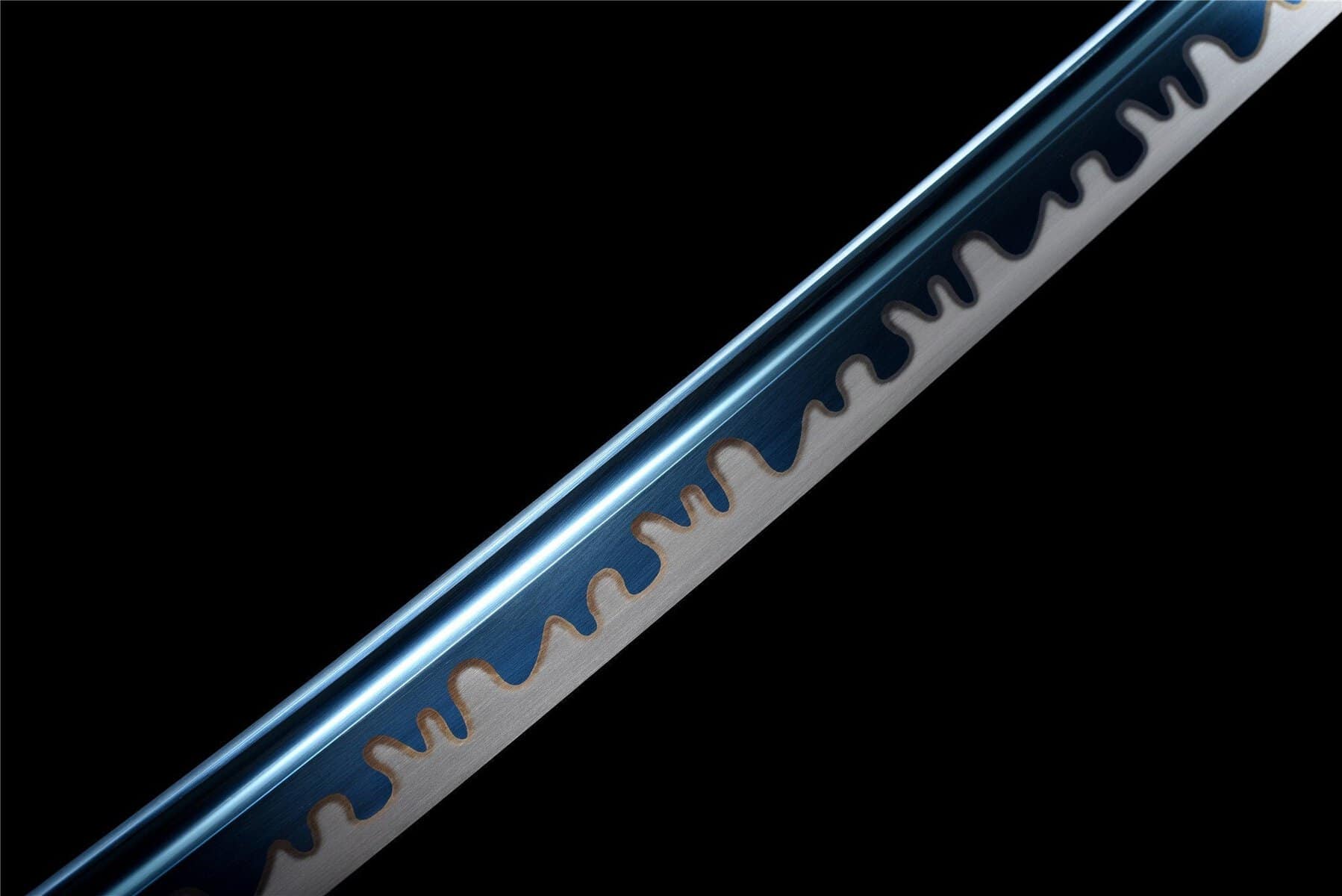 Marble Saya Blue Blades Katana